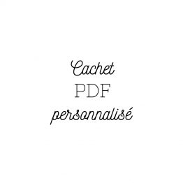 PDF personnalise