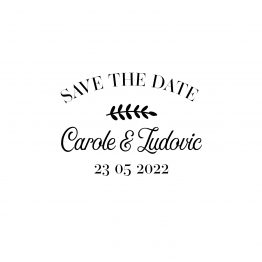 Tampon save the date