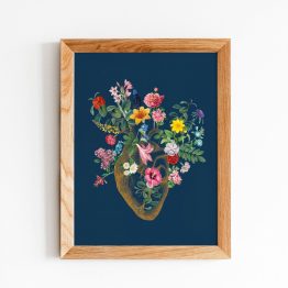 Poster vintage fleurs